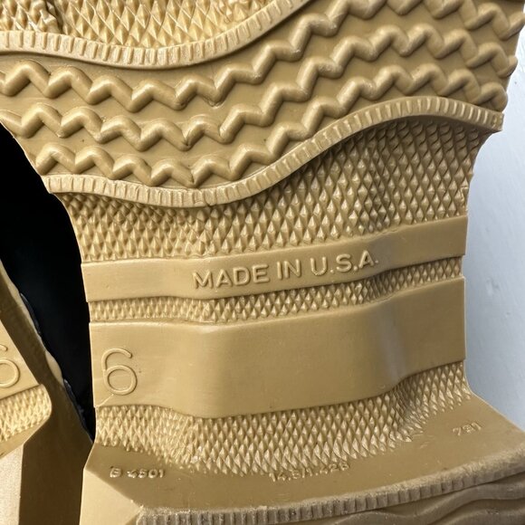 On Guard Men’s Rubber Work Boots Size 6 Steel Toe Lace Up - Picture 7 of 7